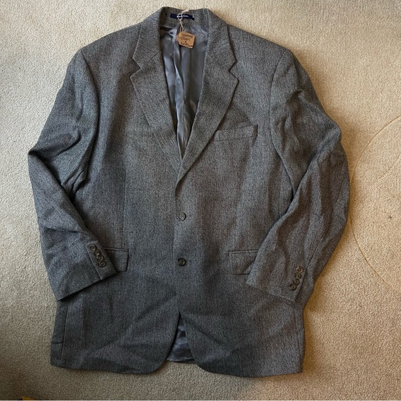 Ralph Lauren x Chaps Grey Wool Blazer Jacket - Picture 5 of 6